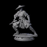 Wandering Ronin Miniature for Dungeons and Dragons, Pathfinder or other TTRPGs