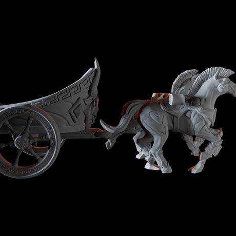 War Chariot A Miniature for Dungeons and Dragons, Pathfinder or other TTRPGs