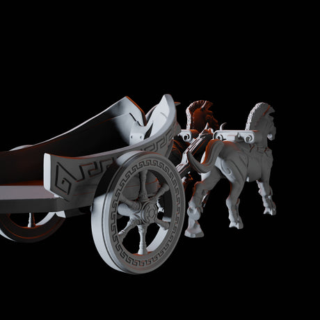 War Chariot B Miniature for Dungeons and Dragons, Pathfinder or other TTRPGs