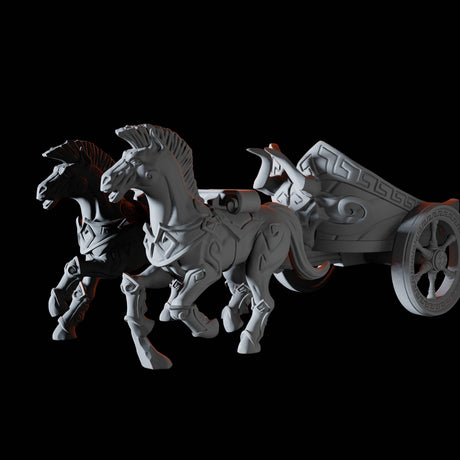 War Chariot B Miniature for Dungeons and Dragons, Pathfinder or other TTRPGs