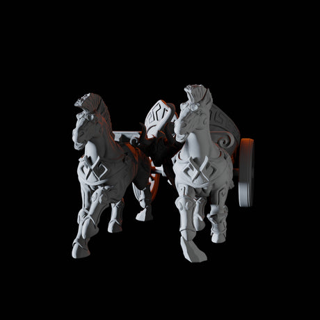 War Chariot B Miniature for Dungeons and Dragons, Pathfinder or other TTRPGs