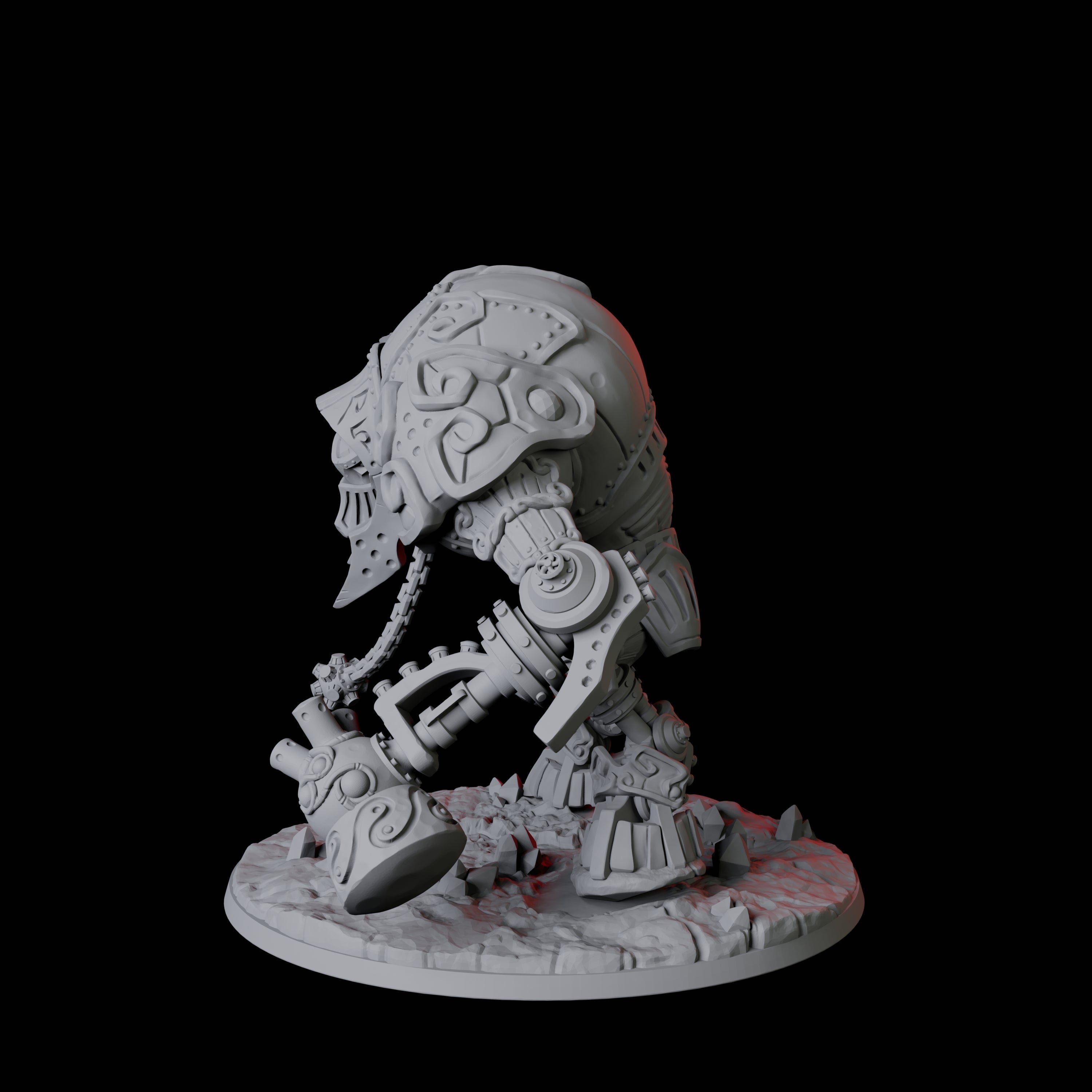 Warforged Armoured Golem Miniature for Dungeons and Dragons, Pathfinder or other TTRPGs