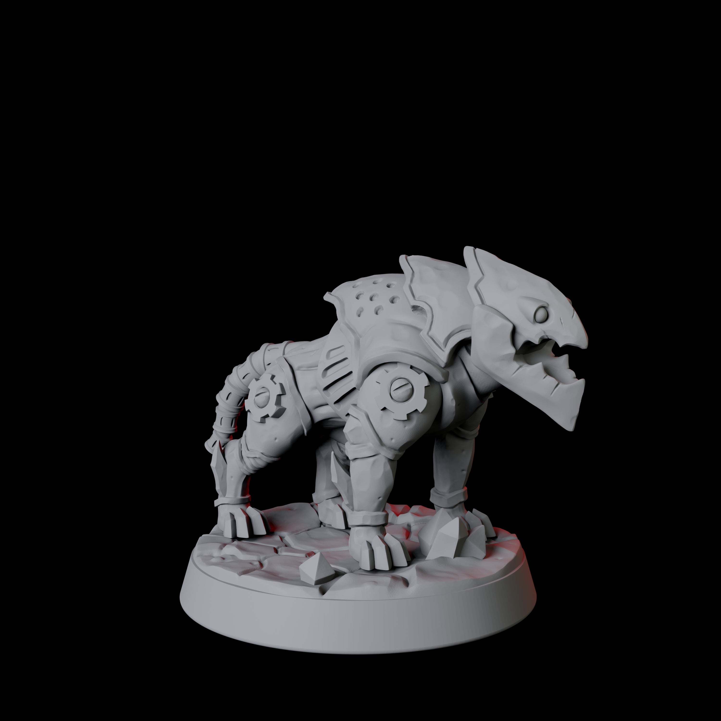 Warforged Dog A Miniature for Dungeons and Dragons, Pathfinder or other TTRPGs