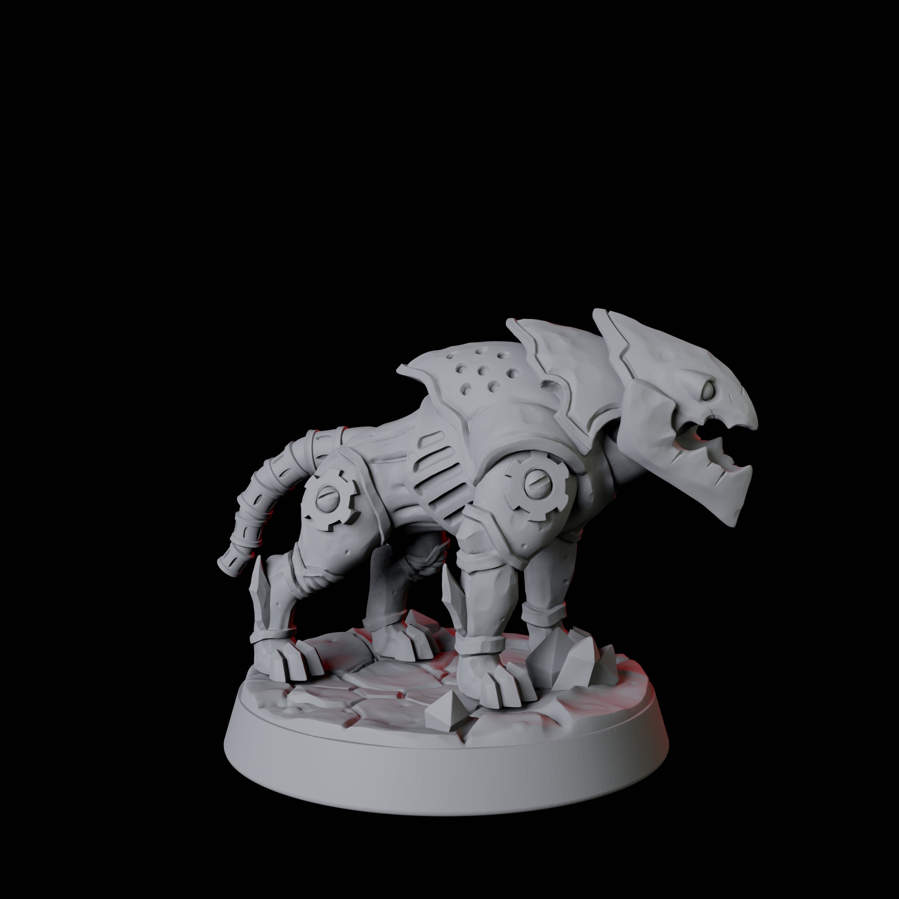 Warforged Dog A Miniature for Dungeons and Dragons, Pathfinder or other TTRPGs