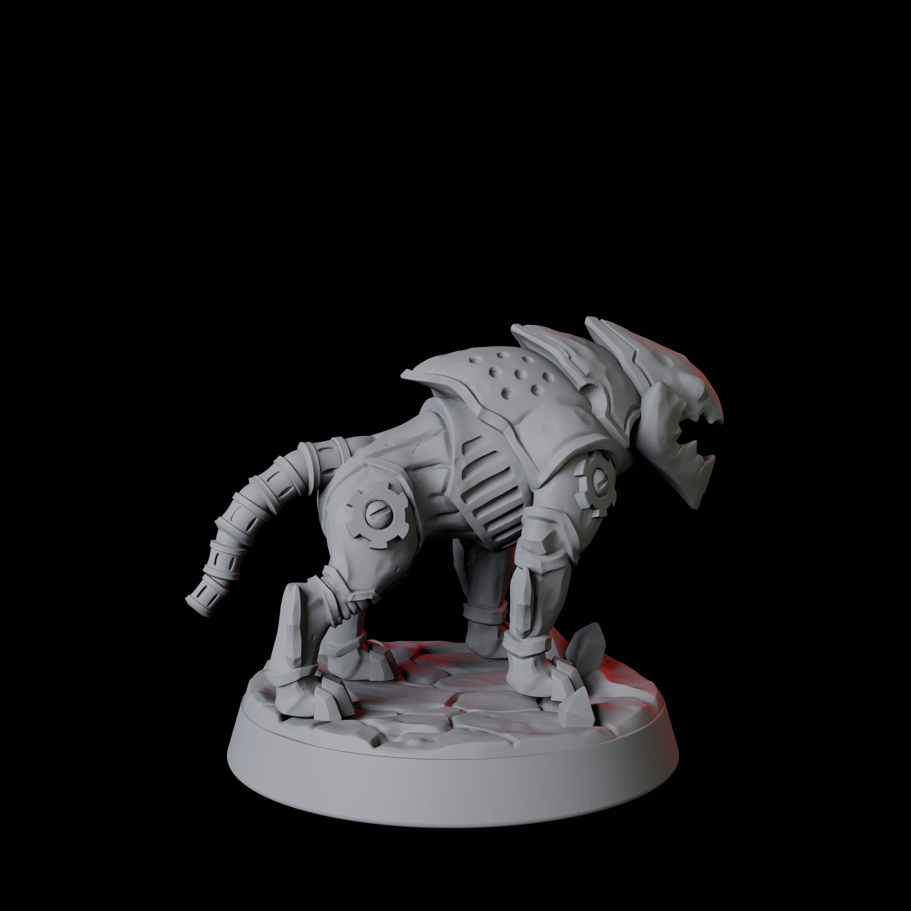 Warforged Dog A Miniature for Dungeons and Dragons, Pathfinder or other TTRPGs