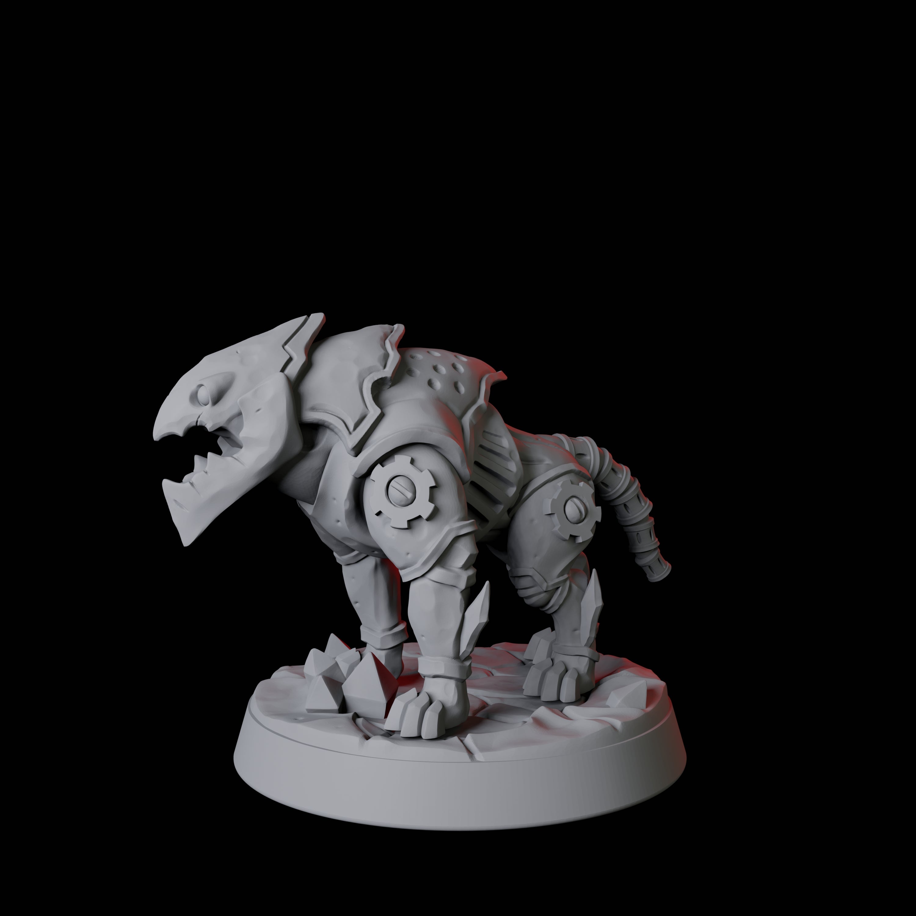 Warforged Dog A Miniature for Dungeons and Dragons, Pathfinder or other TTRPGs