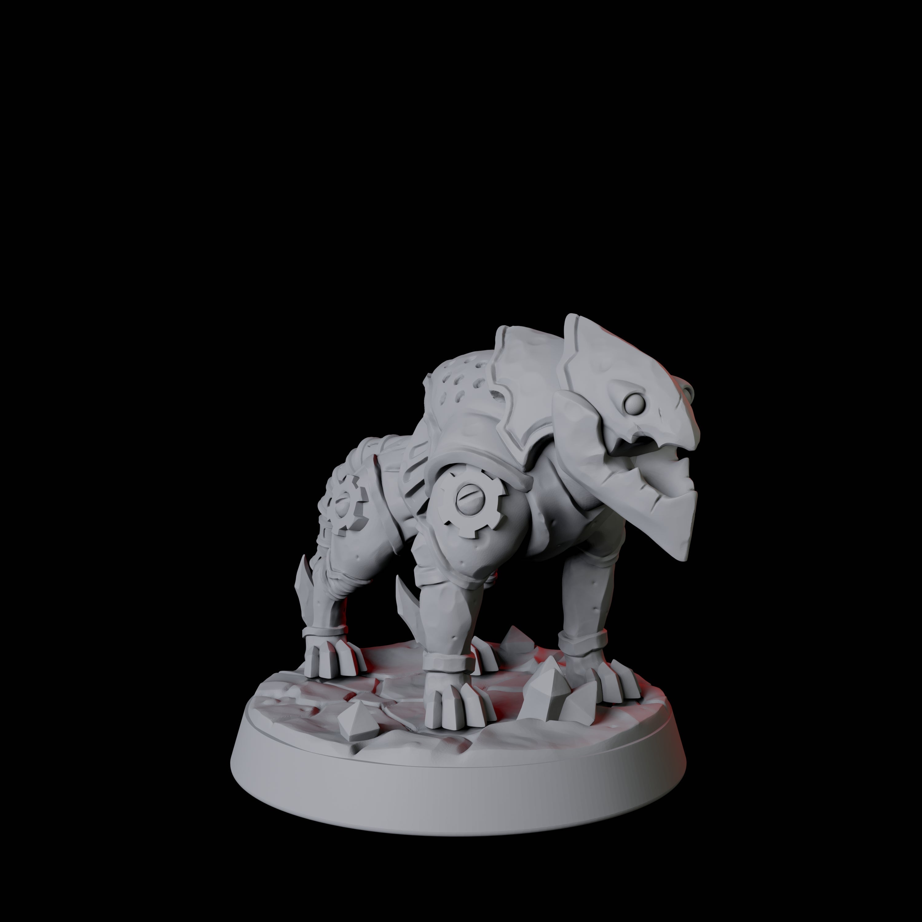 Warforged Dog A Miniature for Dungeons and Dragons, Pathfinder or other TTRPGs