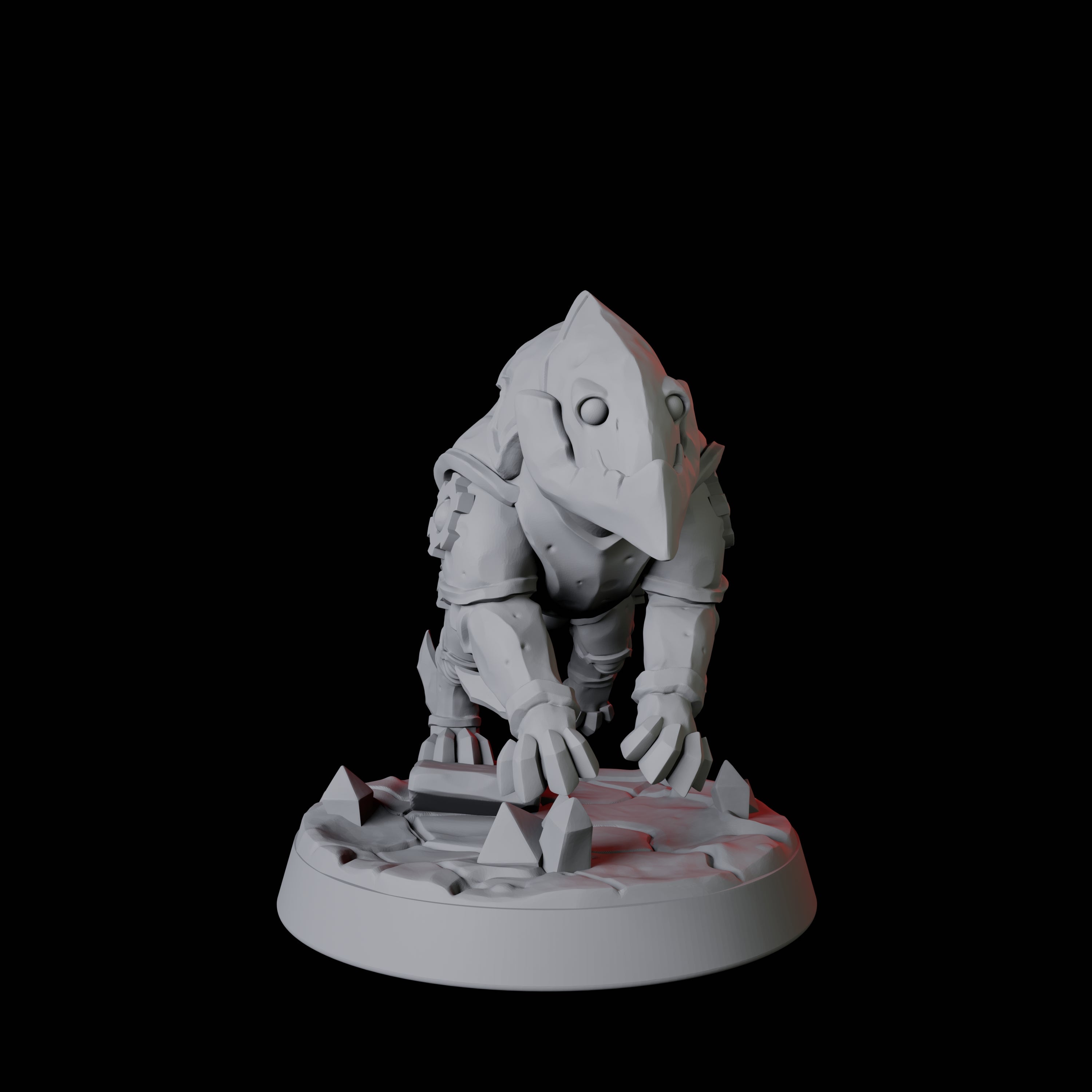 Warforged Dog B Miniature for Dungeons and Dragons, Pathfinder or other TTRPGs