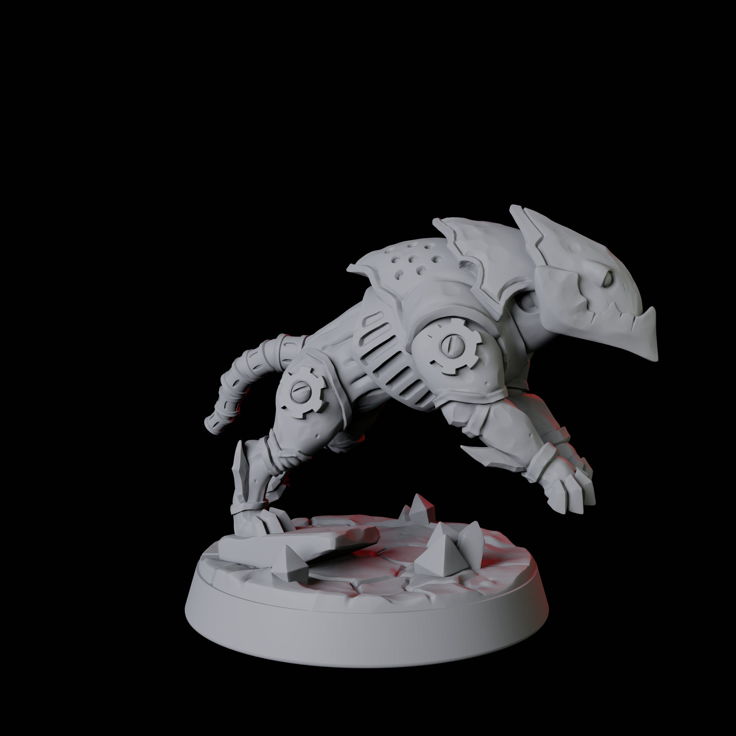 Warforged Dog B Miniature for Dungeons and Dragons, Pathfinder or other TTRPGs