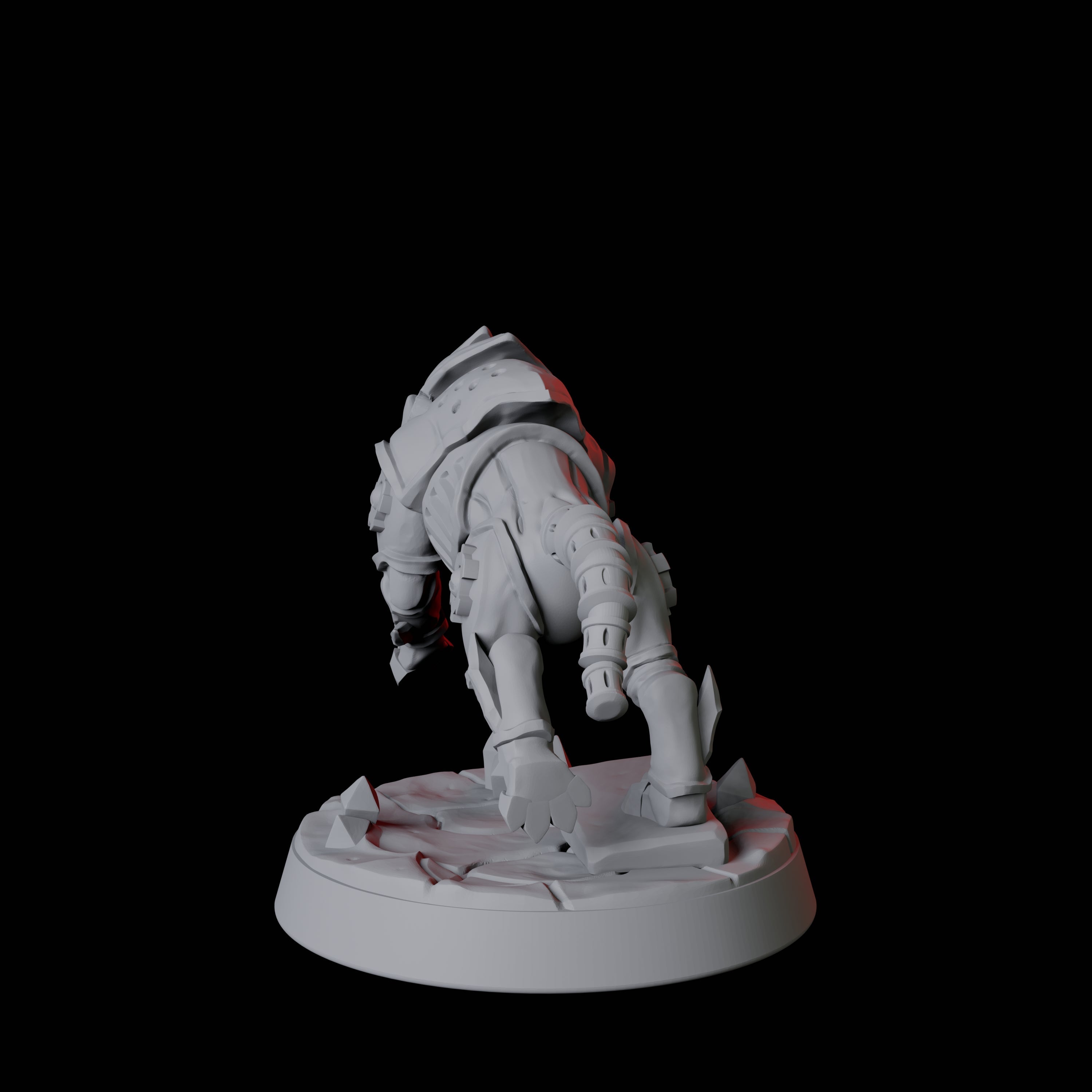 Warforged Dog B Miniature for Dungeons and Dragons, Pathfinder or other TTRPGs