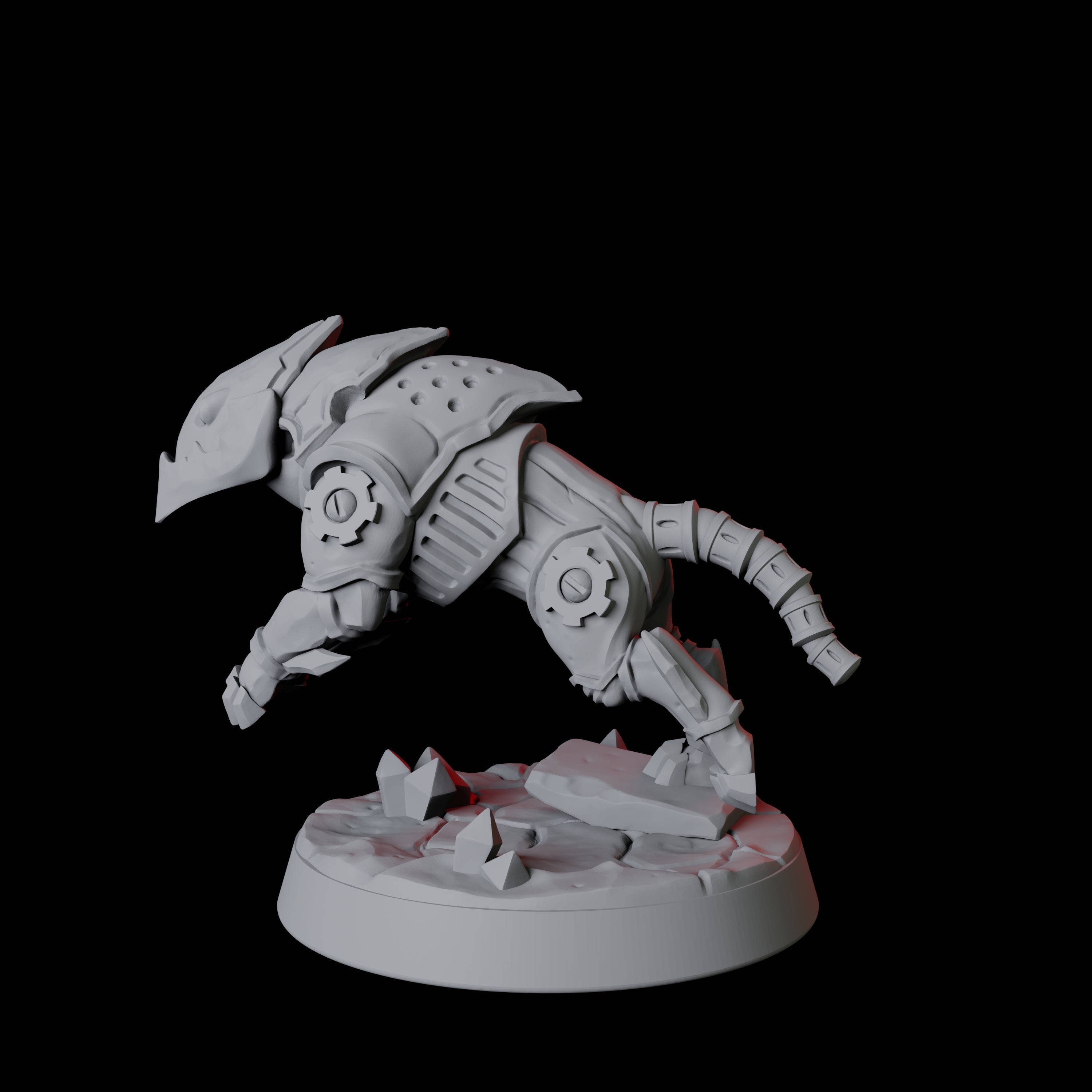 Warforged Dog B Miniature for Dungeons and Dragons, Pathfinder or other TTRPGs