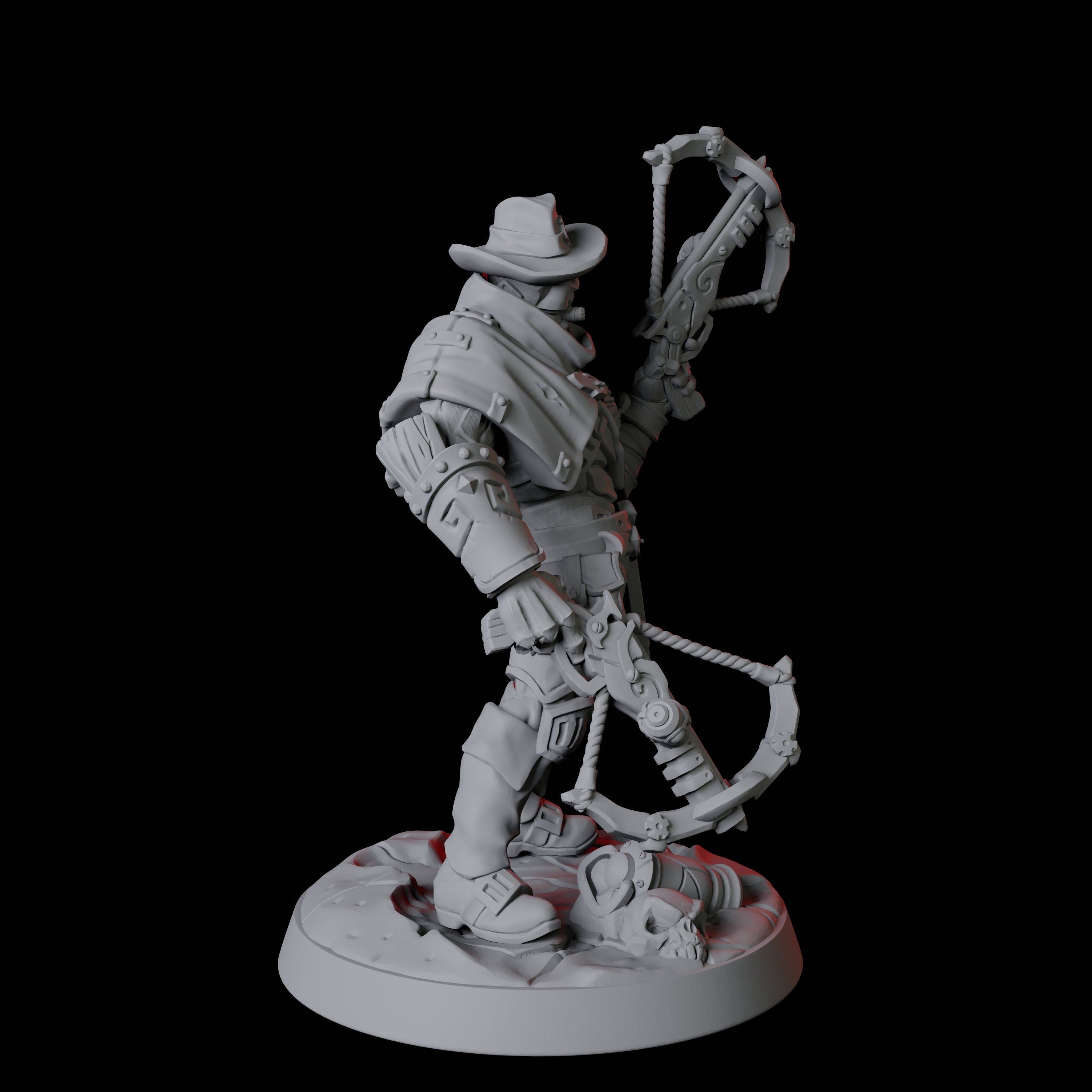 Warforged Gunslinger Fighter Miniature for Dungeons and Dragons, Pathfinder or other TTRPGs