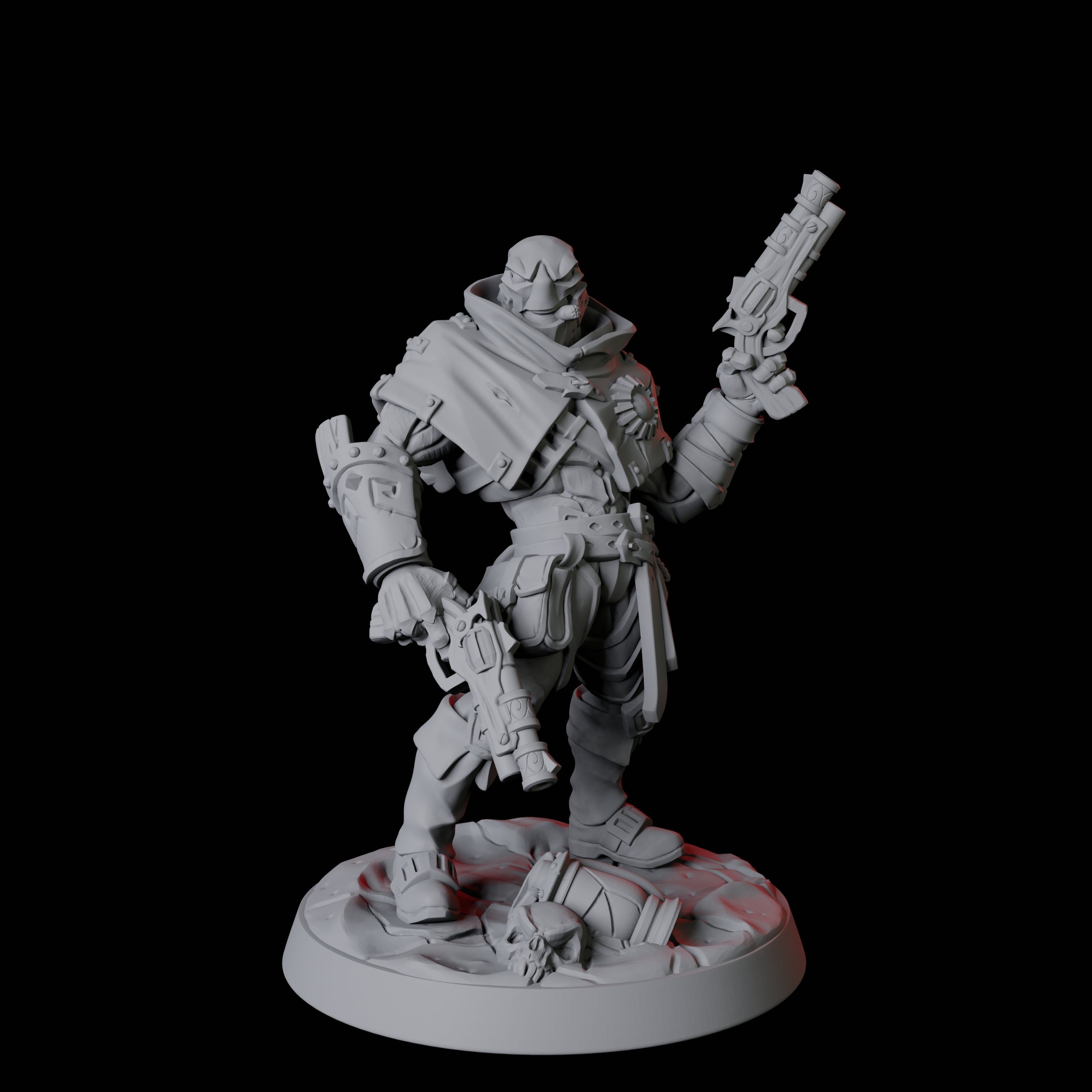 Warforged Gunslinger Fighter Miniature for Dungeons and Dragons, Pathfinder or other TTRPGs