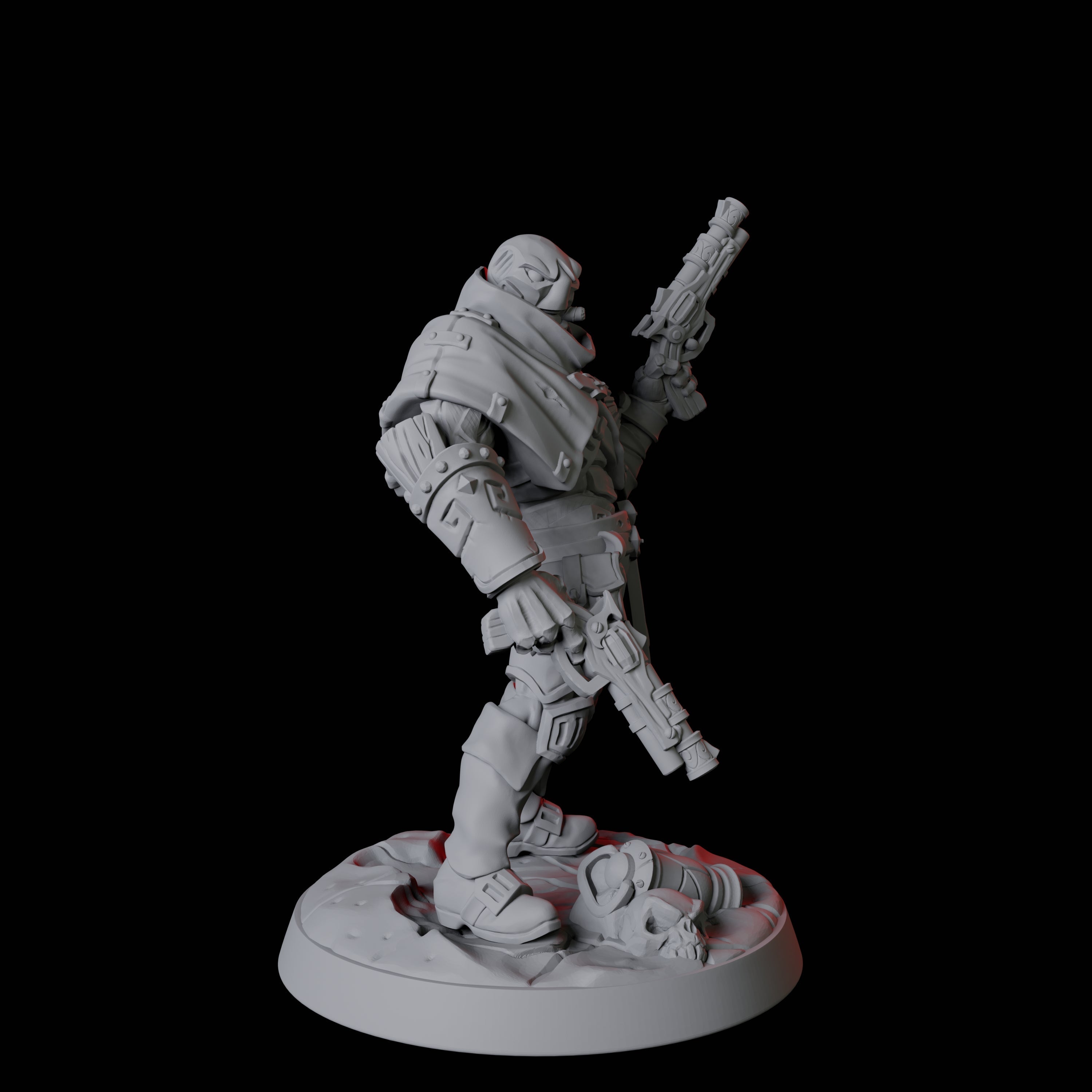 Warforged Gunslinger Fighter Miniature for Dungeons and Dragons, Pathfinder or other TTRPGs