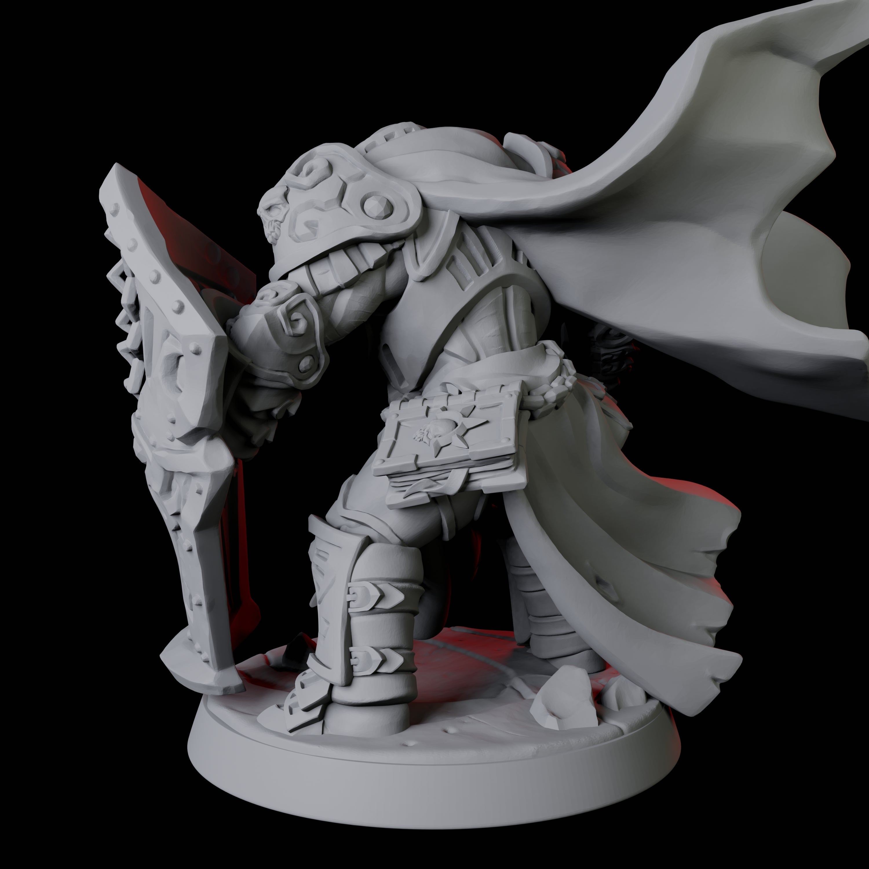 Warforged Paladin Fighter Miniature for Dungeons and Dragons, Pathfinder or other TTRPGs