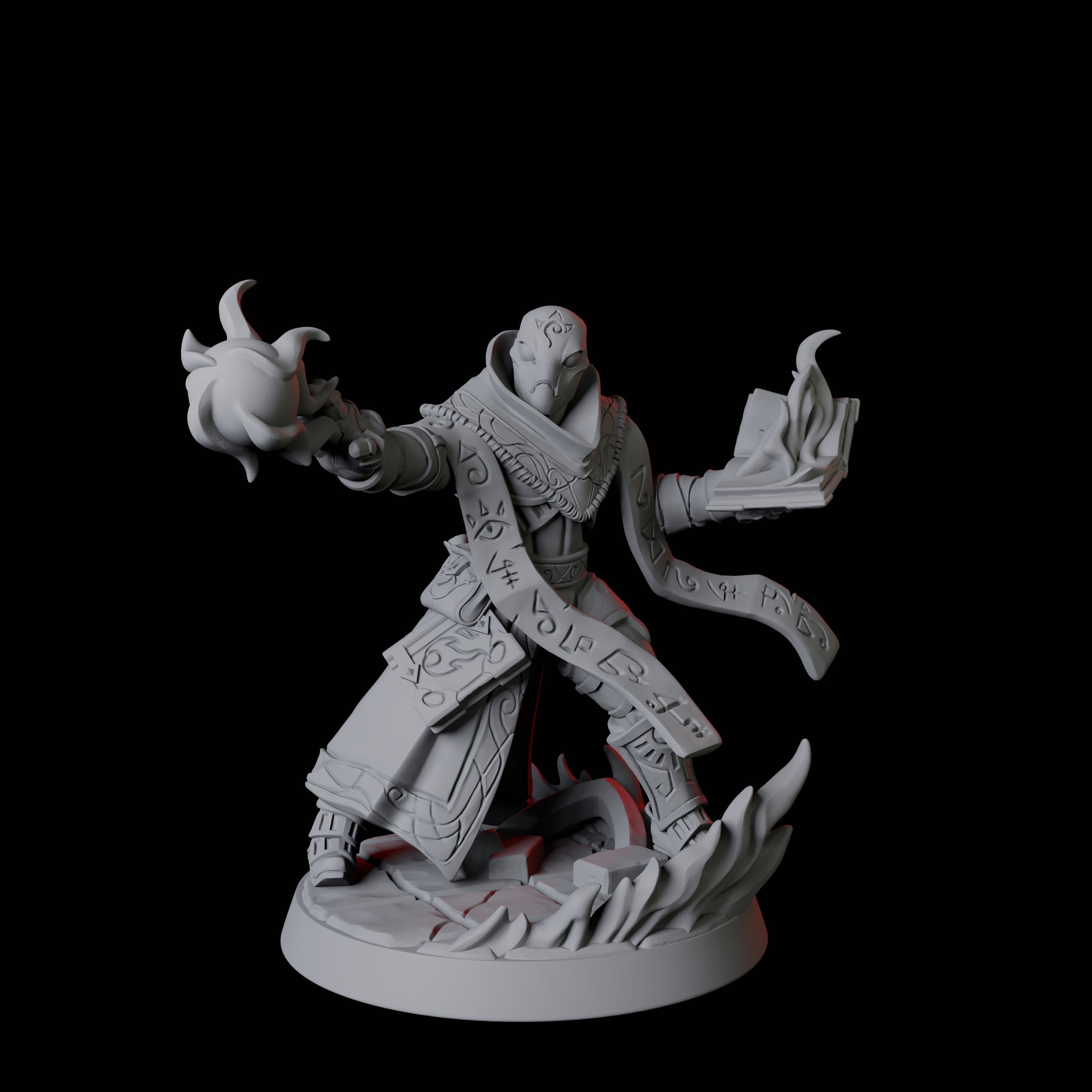 Warforged Wizard Miniature for Dungeons and Dragons, Pathfinder or other TTRPGs