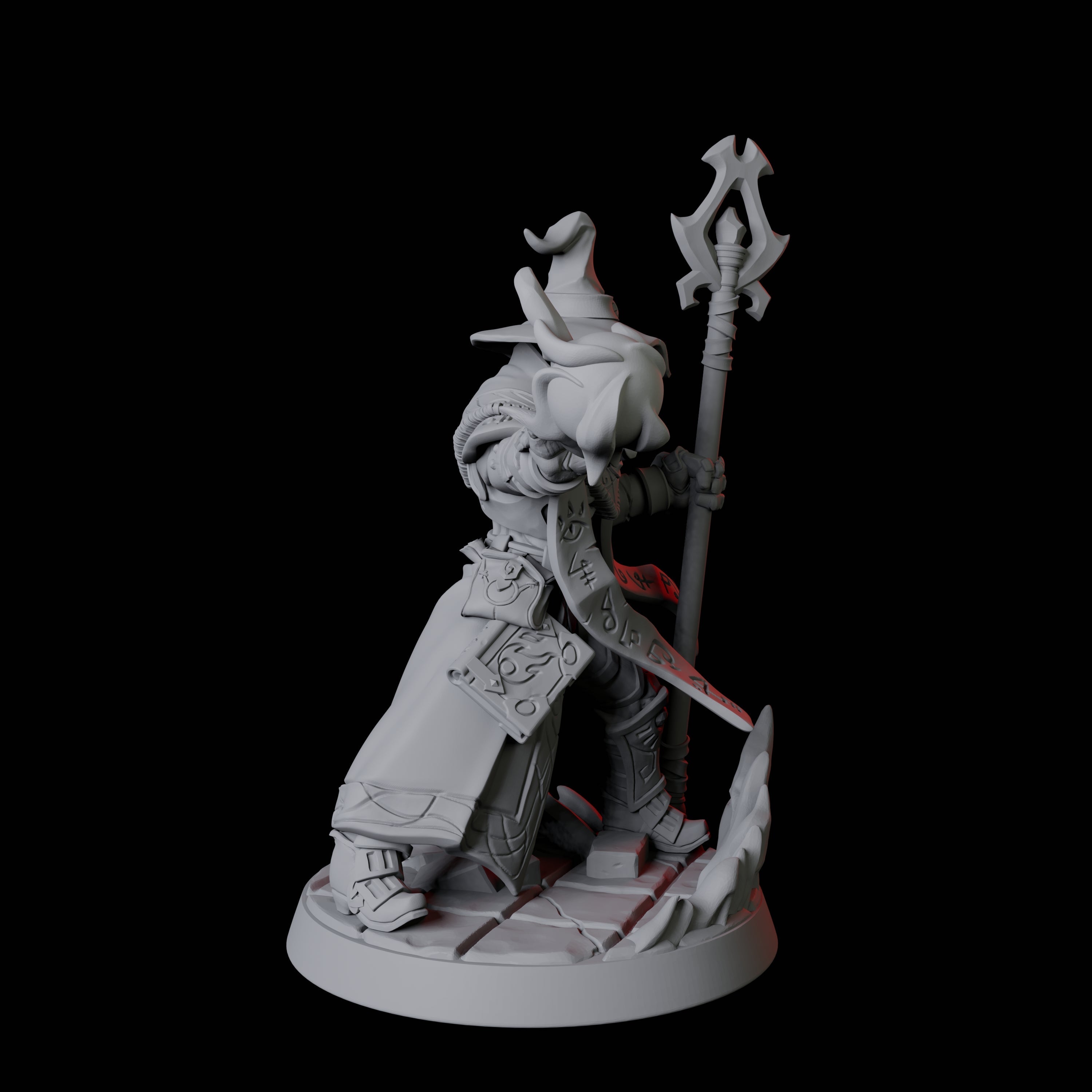 Warforged Wizard Miniature for Dungeons and Dragons, Pathfinder or other TTRPGs