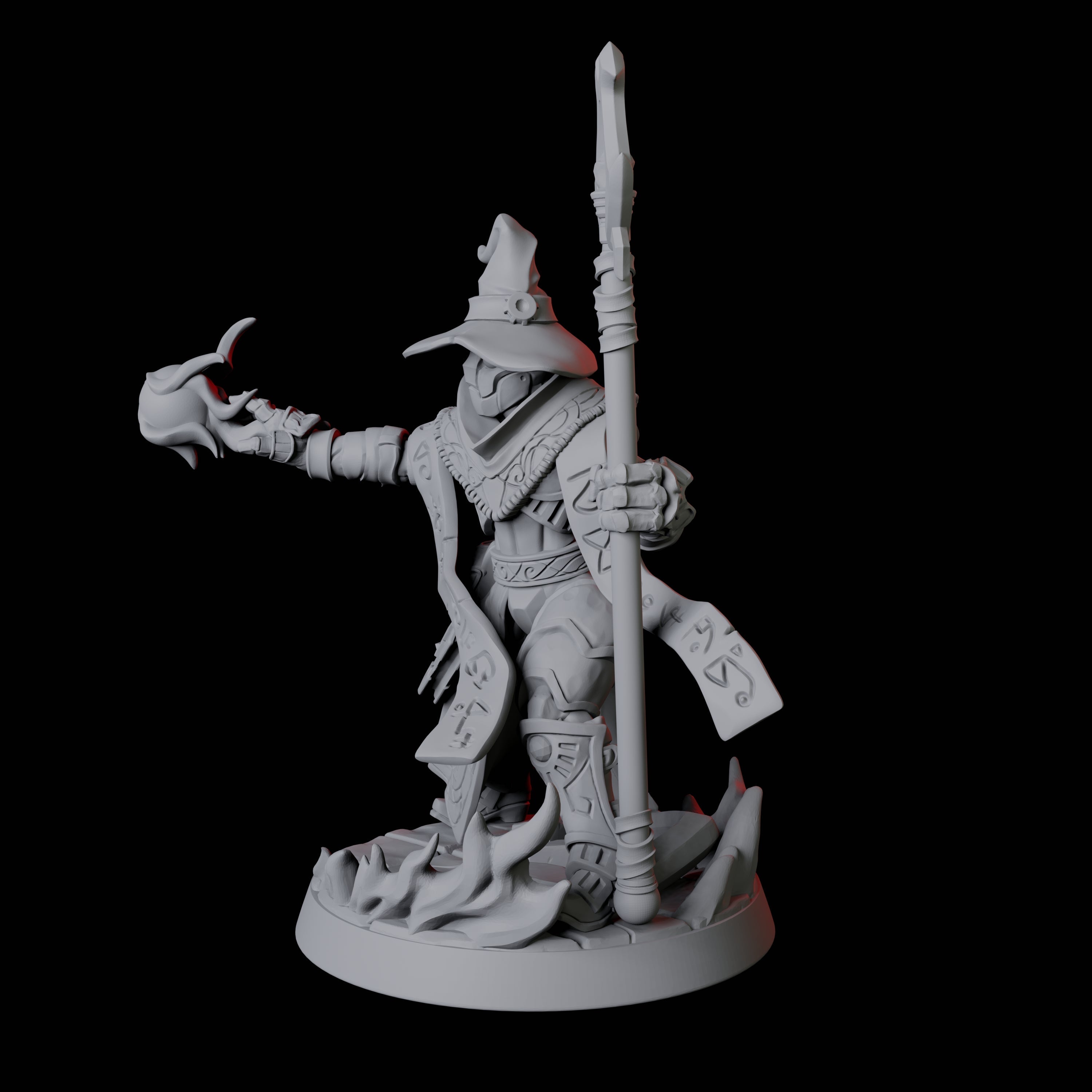 Warforged Wizard Miniature for Dungeons and Dragons, Pathfinder or other TTRPGs