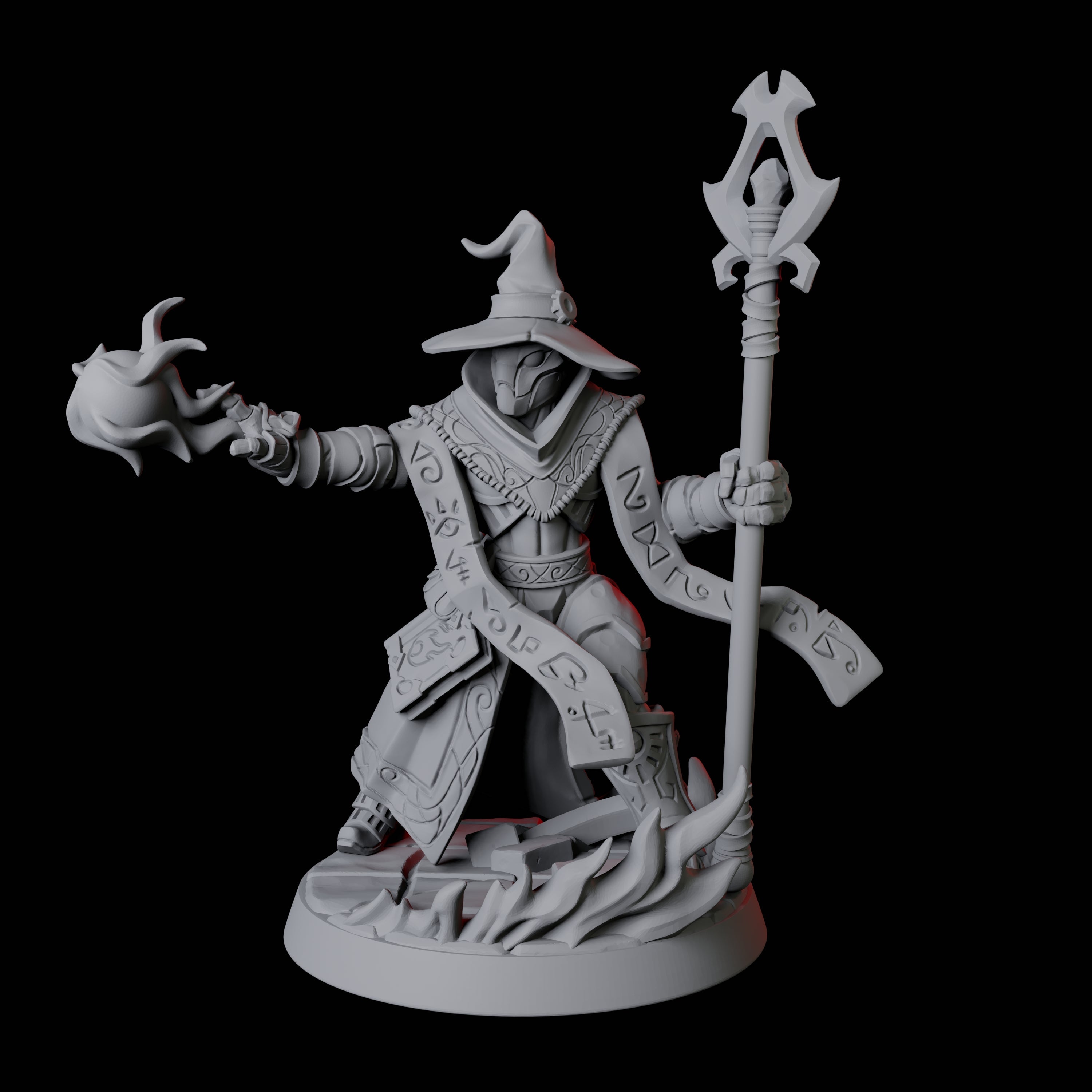 Warforged Wizard Miniature for Dungeons and Dragons, Pathfinder or other TTRPGs