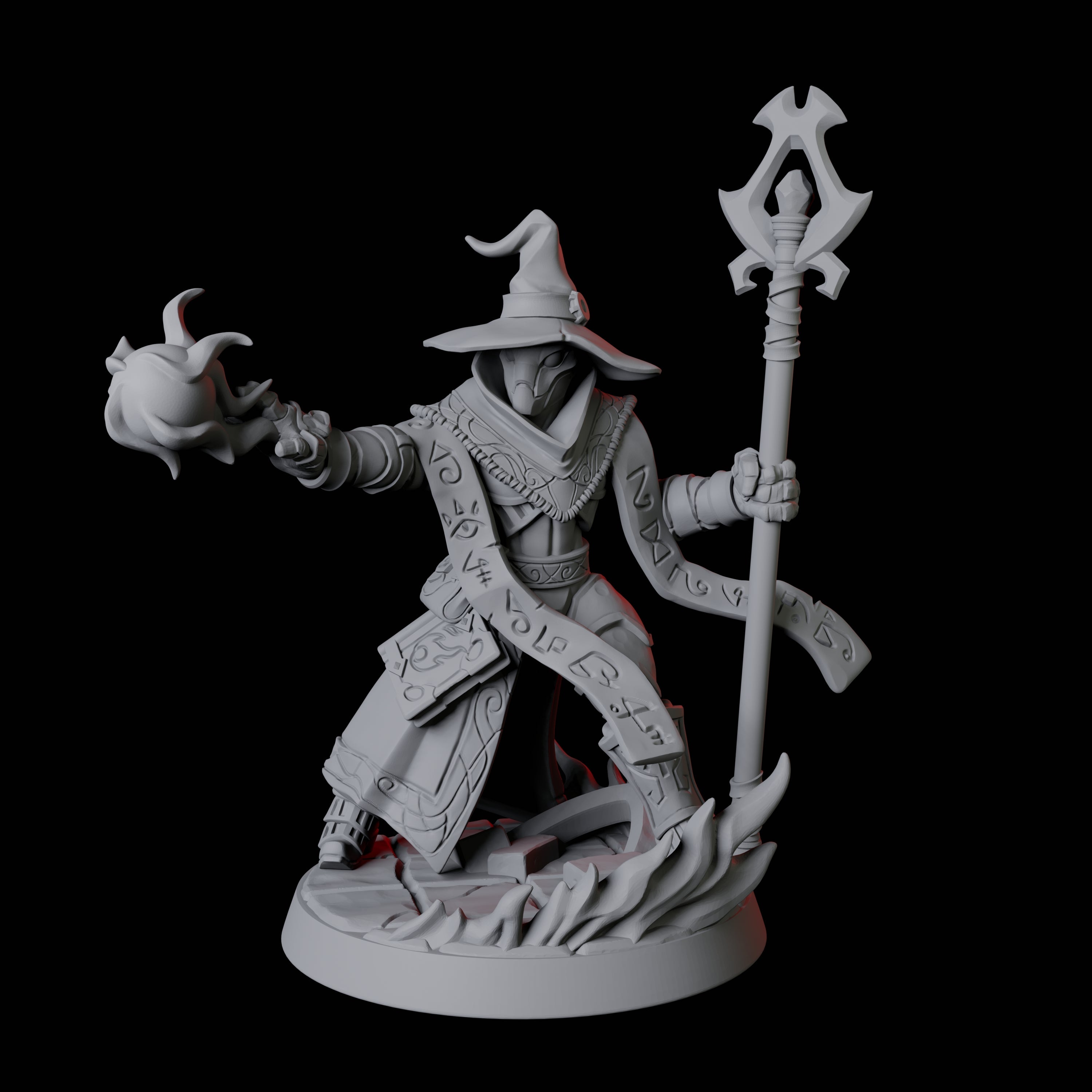 Warforged Wizard Miniature for Dungeons and Dragons, Pathfinder or other TTRPGs