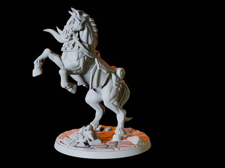 Warhorse Miniature for Dungeons and Dragons, Pathfinder or other TTRPGs