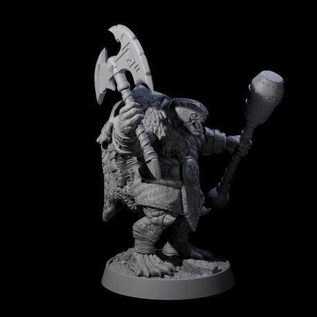 Warlike Tortle A Miniature for Dungeons and Dragons, Pathfinder or other TTRPGs