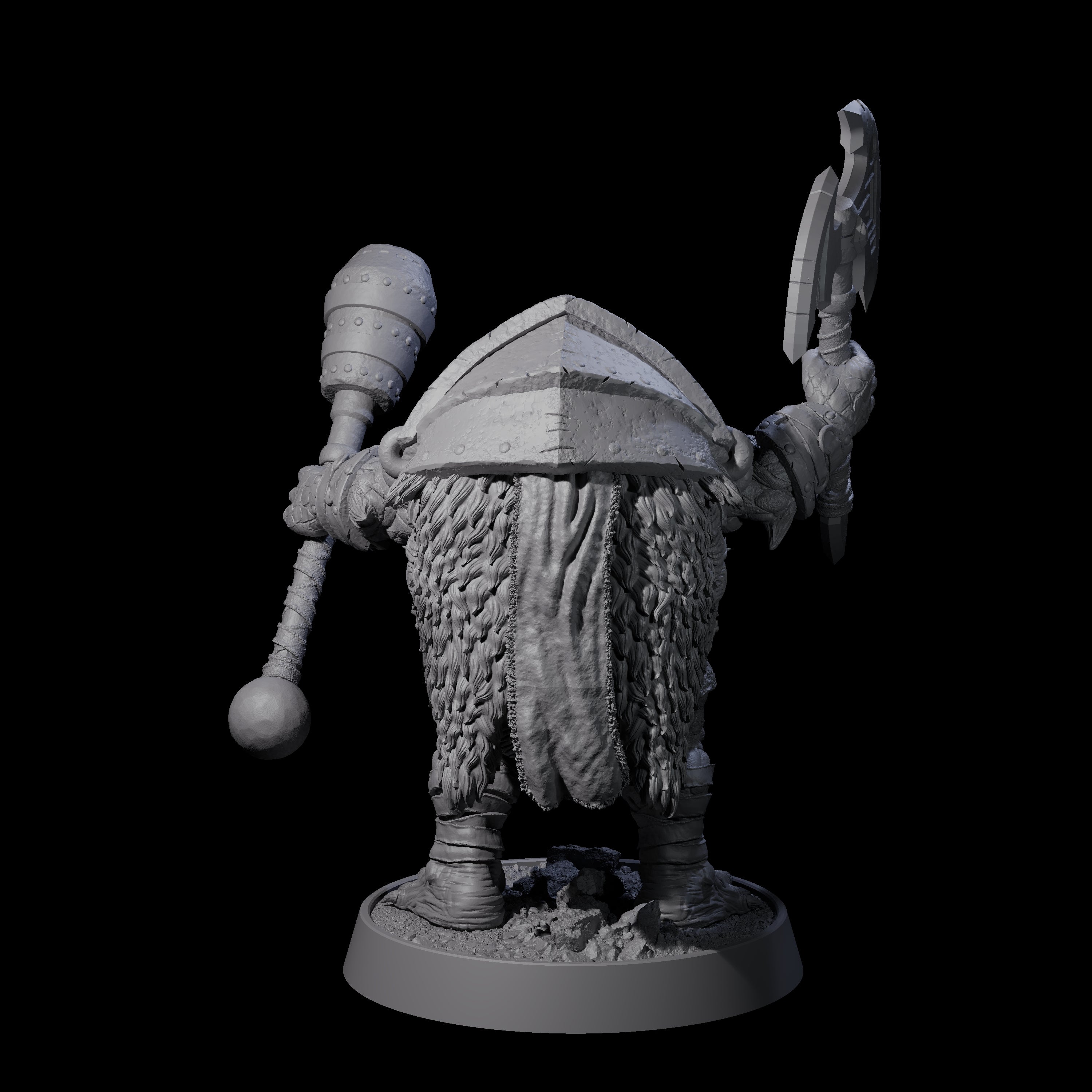 Warlike Tortle A Miniature for Dungeons and Dragons, Pathfinder or other TTRPGs