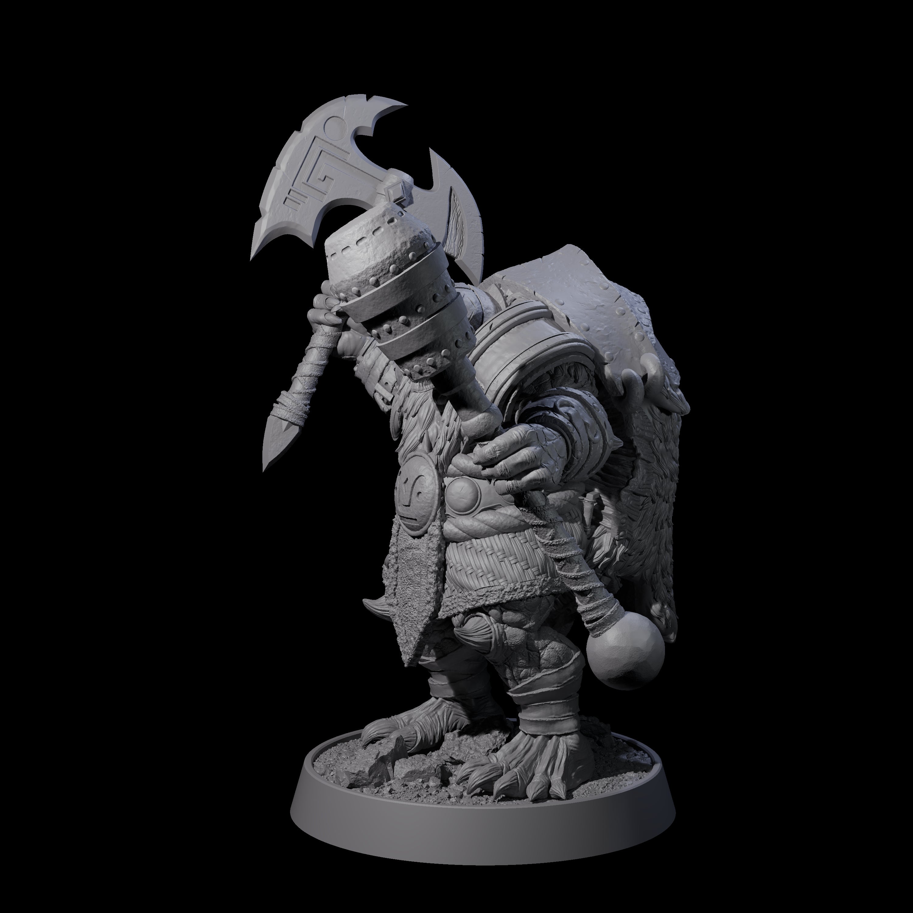 Warlike Tortle A Miniature for Dungeons and Dragons, Pathfinder or other TTRPGs