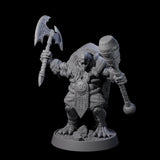 Warlike Tortle A Miniature for Dungeons and Dragons, Pathfinder or other TTRPGs