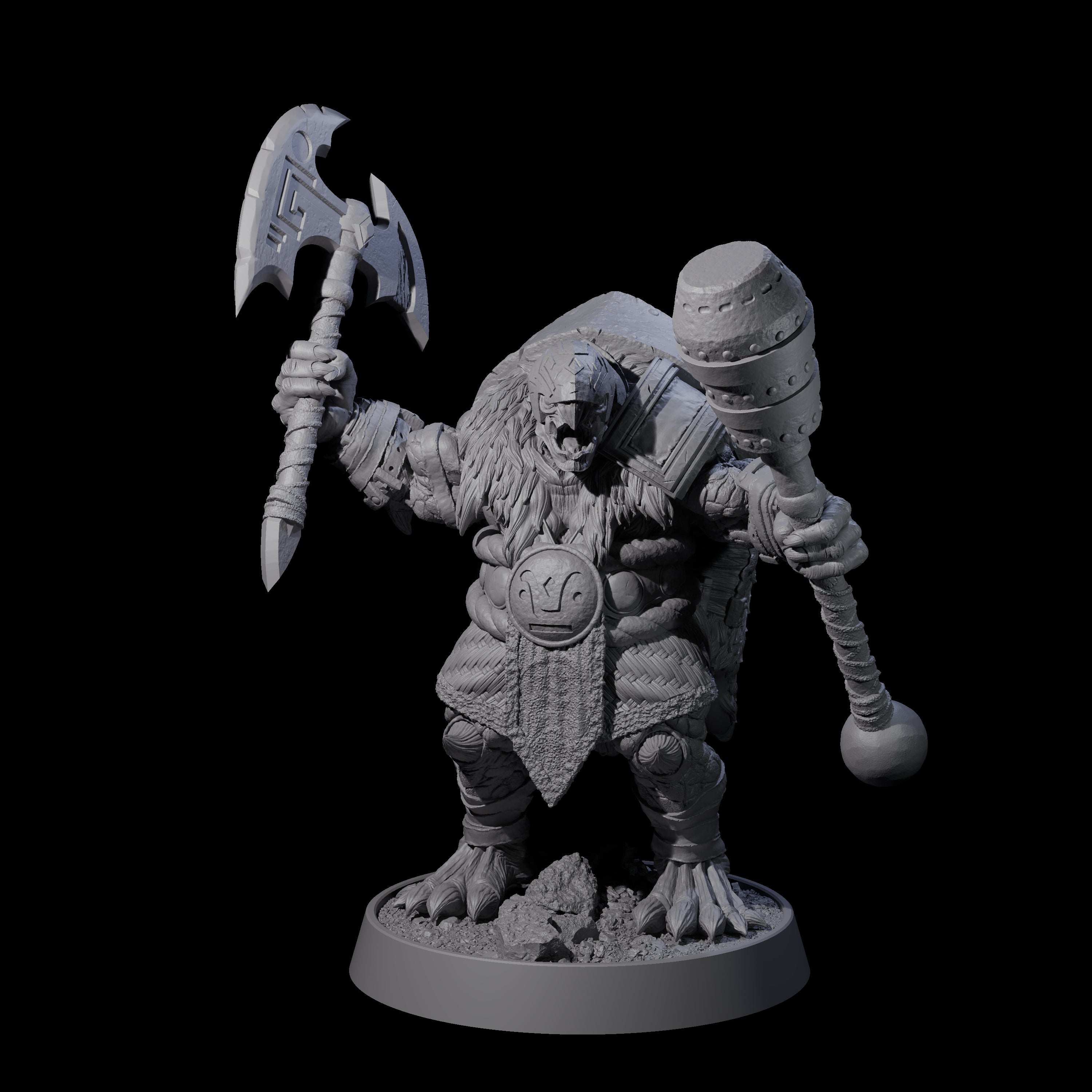 Warlike Tortle A Miniature for Dungeons and Dragons, Pathfinder or other TTRPGs