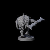 Warlike Tortle B Miniature for Dungeons and Dragons, Pathfinder or other TTRPGs