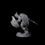 Warlike Tortle B Miniature for Dungeons and Dragons, Pathfinder or other TTRPGs