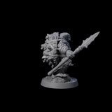 Warlike Tortle C Miniature for Dungeons and Dragons, Pathfinder or other TTRPGs