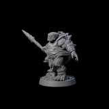Warlike Tortle C Miniature for Dungeons and Dragons, Pathfinder or other TTRPGs