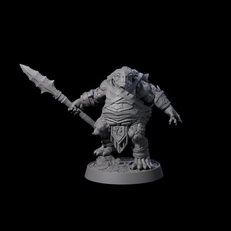Warlike Tortle C Miniature for Dungeons and Dragons, Pathfinder or other TTRPGs