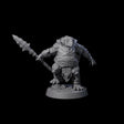 Warlike Tortle C Miniature for Dungeons and Dragons, Pathfinder or other TTRPGs