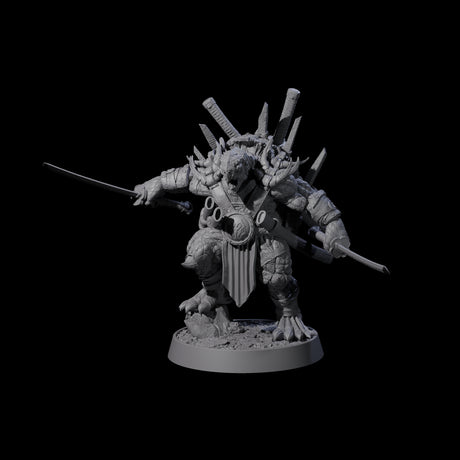 Warlike Tortle D Miniature for Dungeons and Dragons, Pathfinder or other TTRPGs