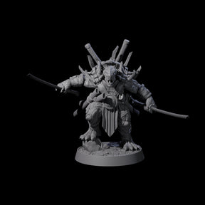 Warlike Tortle D Miniature for Dungeons and Dragons, Pathfinder or other TTRPGs