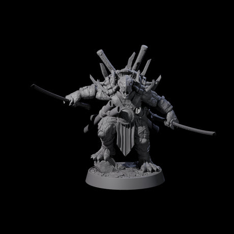 Warlike Tortle D Miniature for Dungeons and Dragons, Pathfinder or other TTRPGs