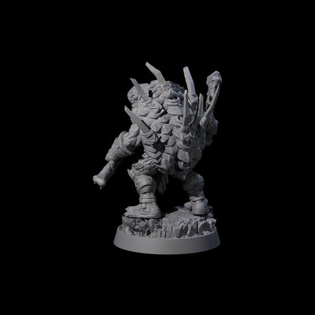 Warlike Tortle E Miniature for Dungeons and Dragons, Pathfinder or other TTRPGs