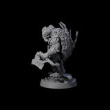 Warlike Tortle E Miniature for Dungeons and Dragons, Pathfinder or other TTRPGs