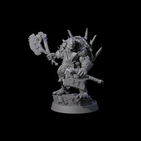 Warlike Tortle E Miniature for Dungeons and Dragons, Pathfinder or other TTRPGs