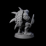 Warlike Tortle F Miniature for Dungeons and Dragons, Pathfinder or other TTRPGs
