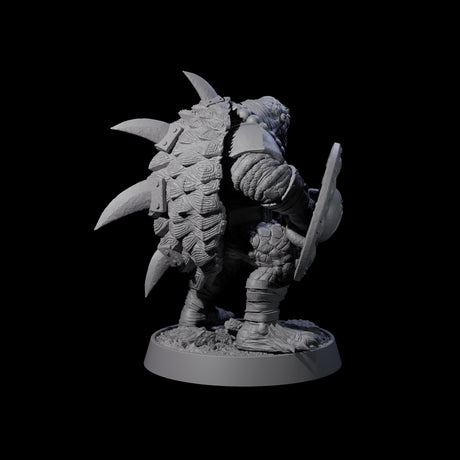 Warlike Tortle F Miniature for Dungeons and Dragons, Pathfinder or other TTRPGs