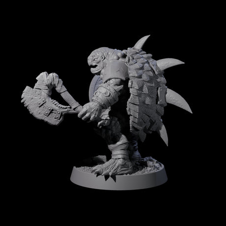 Warlike Tortle F Miniature for Dungeons and Dragons, Pathfinder or other TTRPGs
