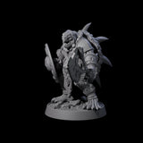 Warlike Tortle F Miniature for Dungeons and Dragons, Pathfinder or other TTRPGs