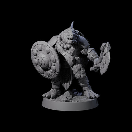 Warlike Tortle F Miniature for Dungeons and Dragons, Pathfinder or other TTRPGs