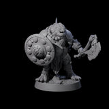 Warlike Tortle F Miniature for Dungeons and Dragons, Pathfinder or other TTRPGs