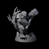 Warlike Tortle G Miniature for Dungeons and Dragons, Pathfinder or other TTRPGs