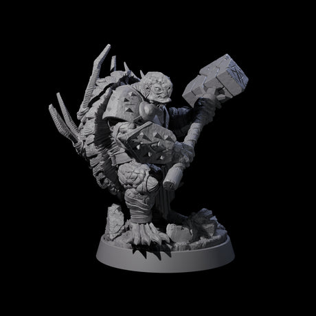 Warlike Tortle G Miniature for Dungeons and Dragons, Pathfinder or other TTRPGs